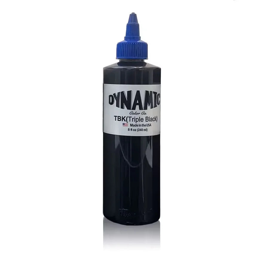 8oz 240ml Professional Black Tattoo Ink Triple Black Pigment for Skin & Body Art