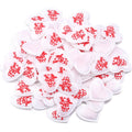 Heart-Shaped Sponge Artificial Petal for DIY Sewing Crafts and Wedding Decor - 50PCS