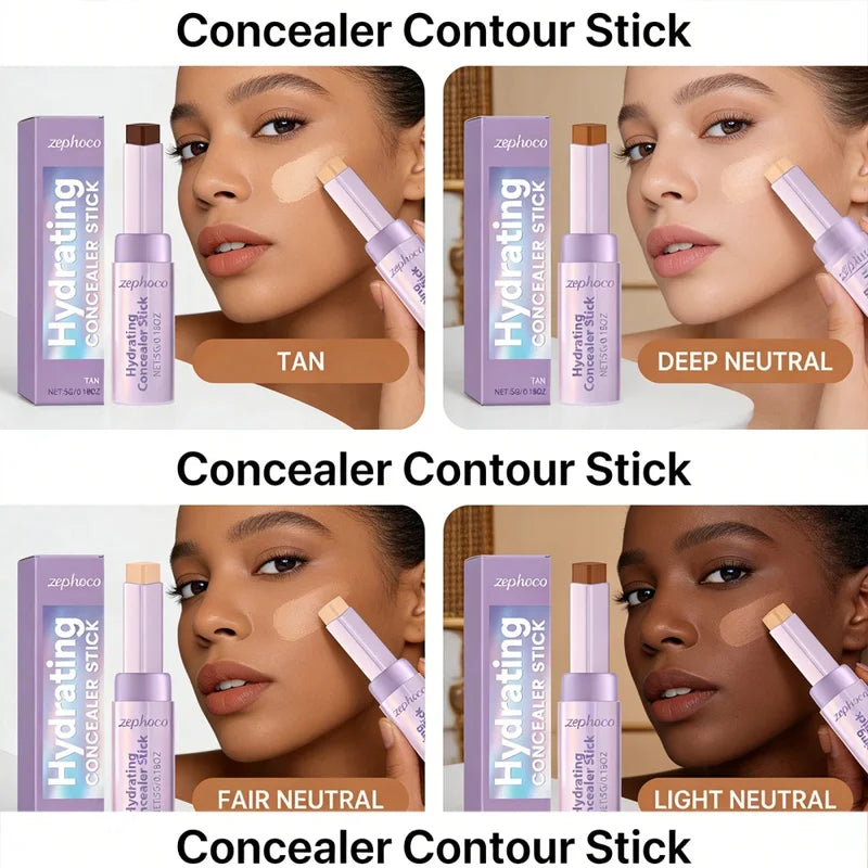Waterproof Concealer Contour Stick for Acne Scars Skin Flaws Face Makeup Tool