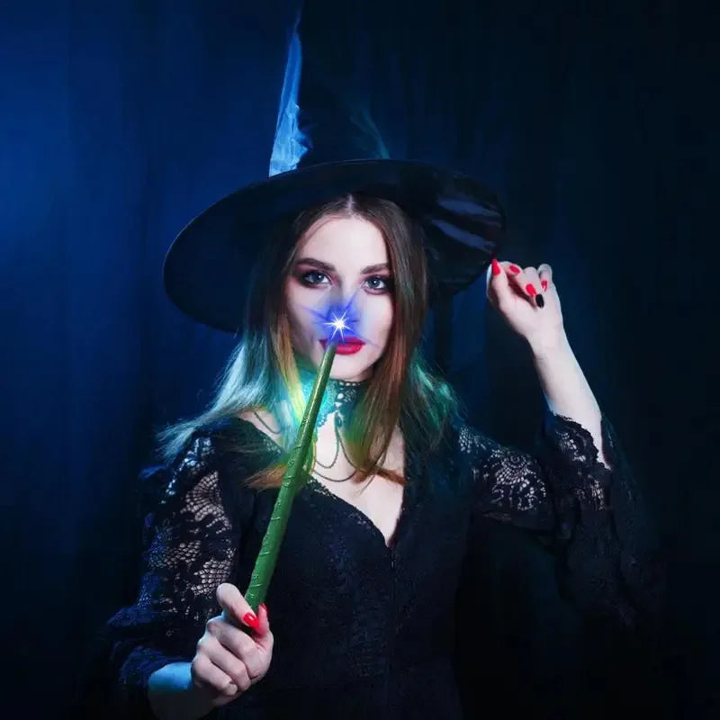 Children's Wizard Wand Toy with Light and Sound Halloween Costume Accessory