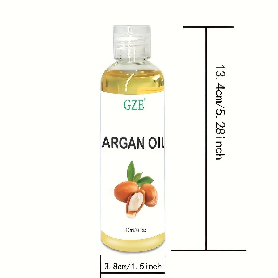 Organic Moroccan Argan Oil for Skin & Hair - Cold Pressed Moisturizer 100% Pure