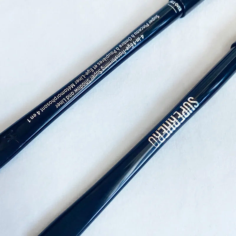 4-in-1 Eye Shadow and Eyeliner Makeup Brush - Dual-Ended, Multi-Purpose