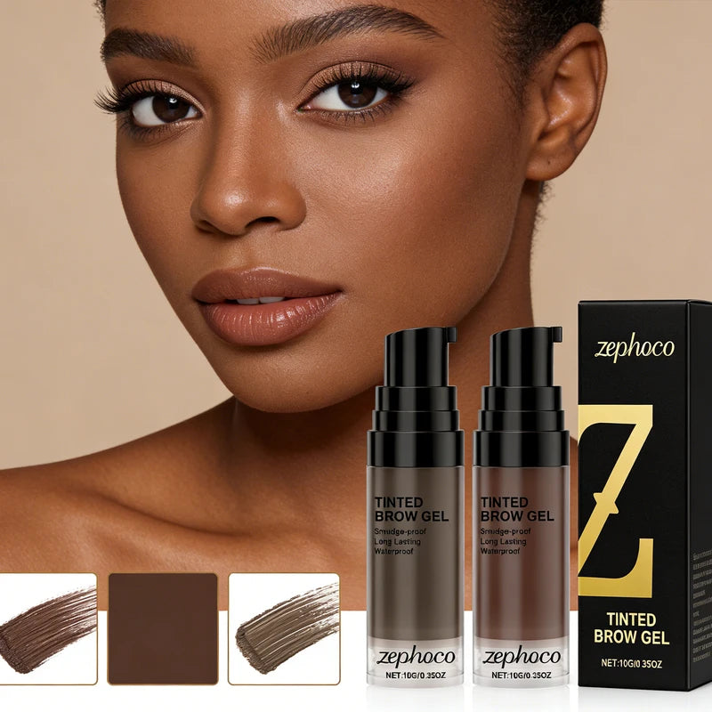 Long Lasting Eyebrow Tint Gel - Waterproof Natural Brow Enhancer with Nourishing Formula