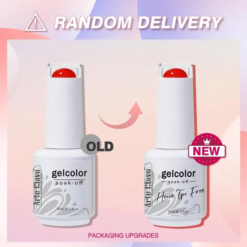 Gel Nail Polish 15ML - Semi-Permanent UV Soak Off Nail Varnish for Professional & Home Use