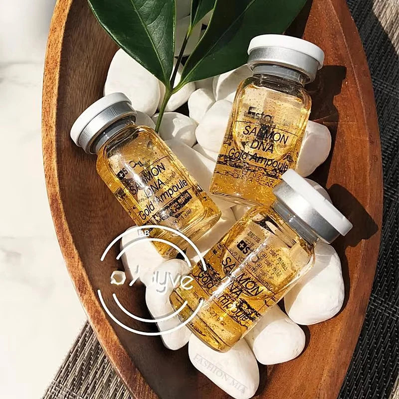 Skin Care Serum Kit with Salmon DNA & Gold Ampoule - Deep Moisturizing