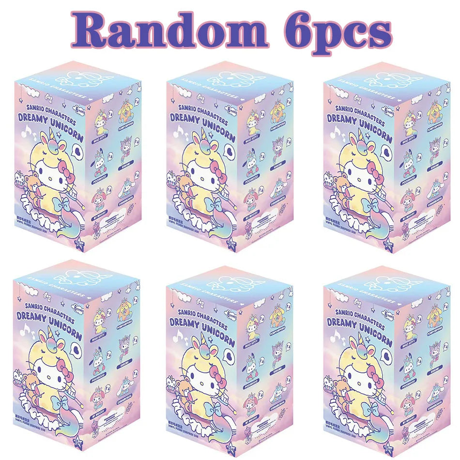 Unicorn Series Vinyl Plush Doll Blind Box - Cute Cartoon Character Collectible Toys