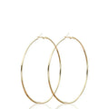 2-Pair Stainless Steel Hoop Earrings for Women Men - Fashion Jewelry Gift