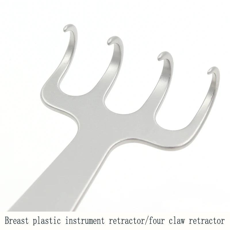 Double Head Breast Retractor Surgical Instrument - Stainless Steel Claw Tool