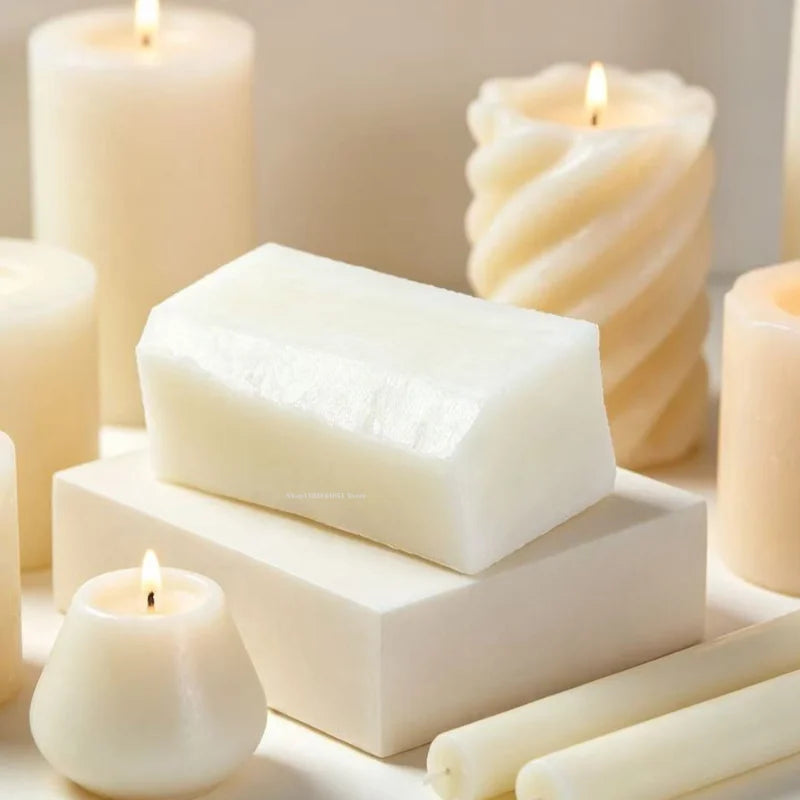 500g Microcrystalline Soft Wax for Candle Making & Decoration - DIY Aromatherapy Material