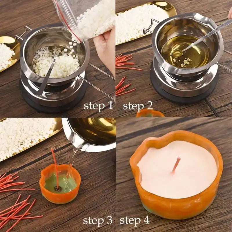 Natural Soy Wax for Candle Making - Additive-Free, Smokeless, Long Burn Time