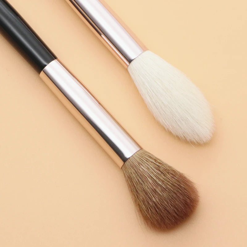High-Quality Makeup Brush Set with Goat Hair Eye Shadow Blender and Contour Brush