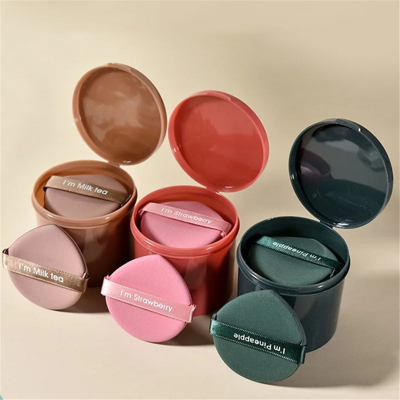 7-Piece Double-Sided Makeup Sponge Set for Women - Soft Cosmetic Puff Kit