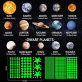 757PCS Glow in The Dark Planet Wall Stickers for Kids Bedroom Ceiling Decor