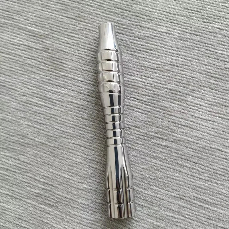 Safety Razor Handle Stainless Steel Spiral Razor Handle for Wet Shaving
