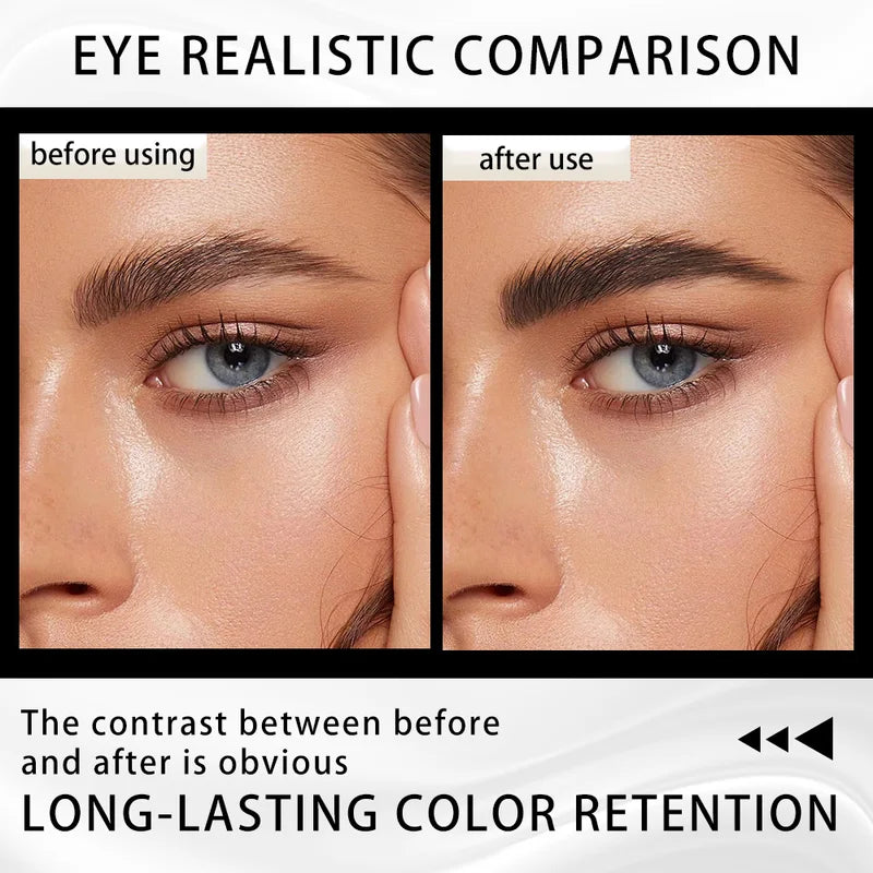 Eyebrow & Eyelash Tint Kit Waterproof Long Lasting Natural Look for Home Use