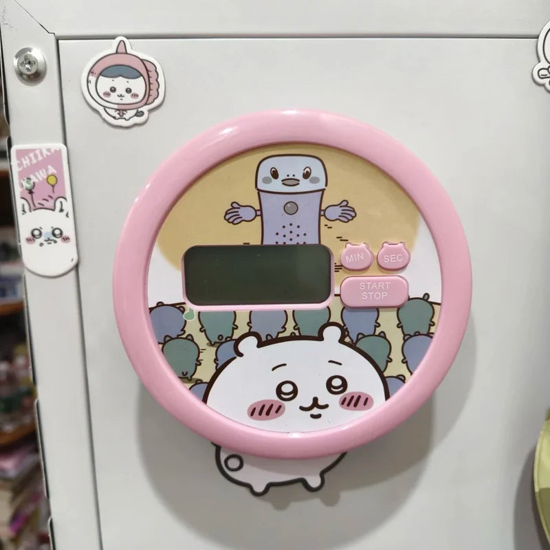 Cute Chiikawa Timer Alarm Clock - Magnetic Kitchen & Bedroom Decor