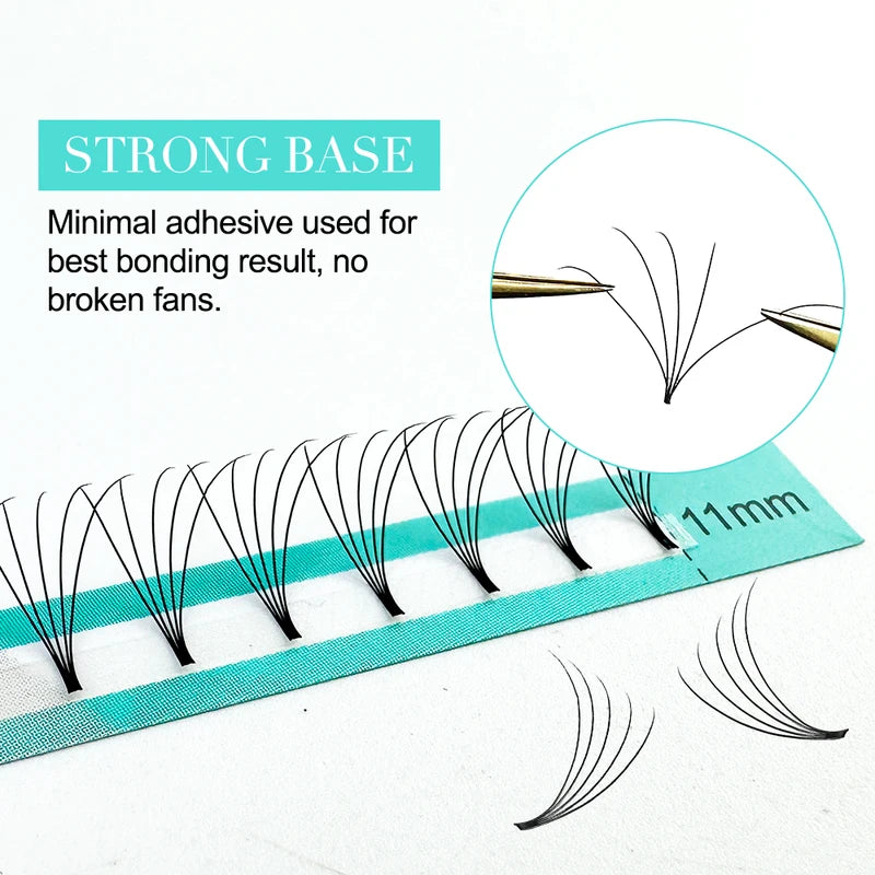 Premade Volume Fans for Eyelash Extensions - Fluffy All Size Fans