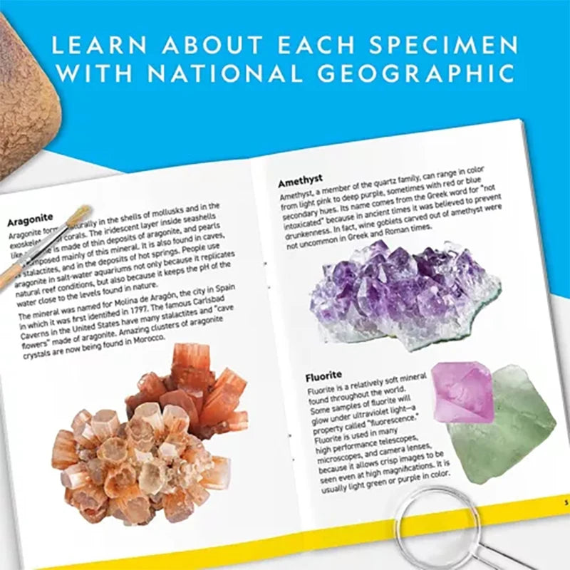 Educational Gemstone Dig Kit for Kids – Crystal Mining & Discovery Set