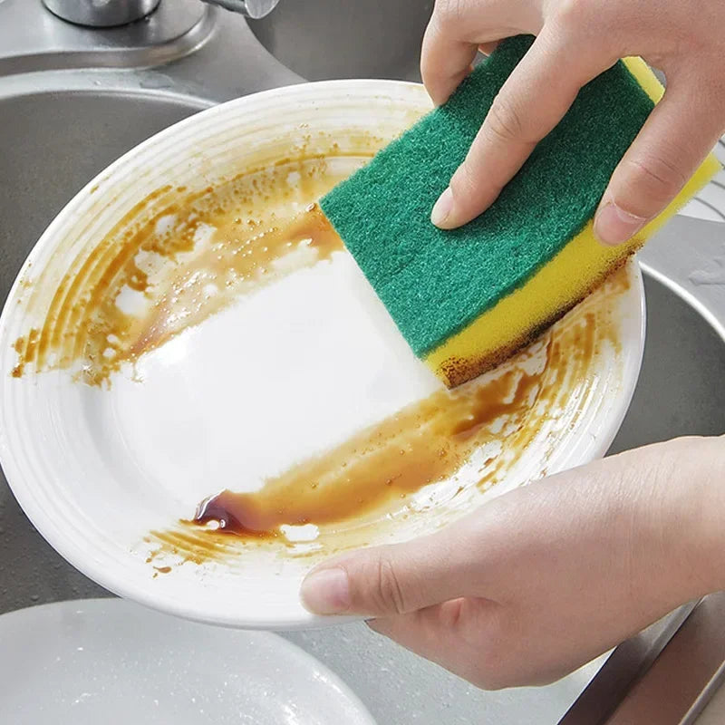 Multi-Purpose Double-Sided Cleaning Sponges Set for Car and Home - 10-60 Pieces