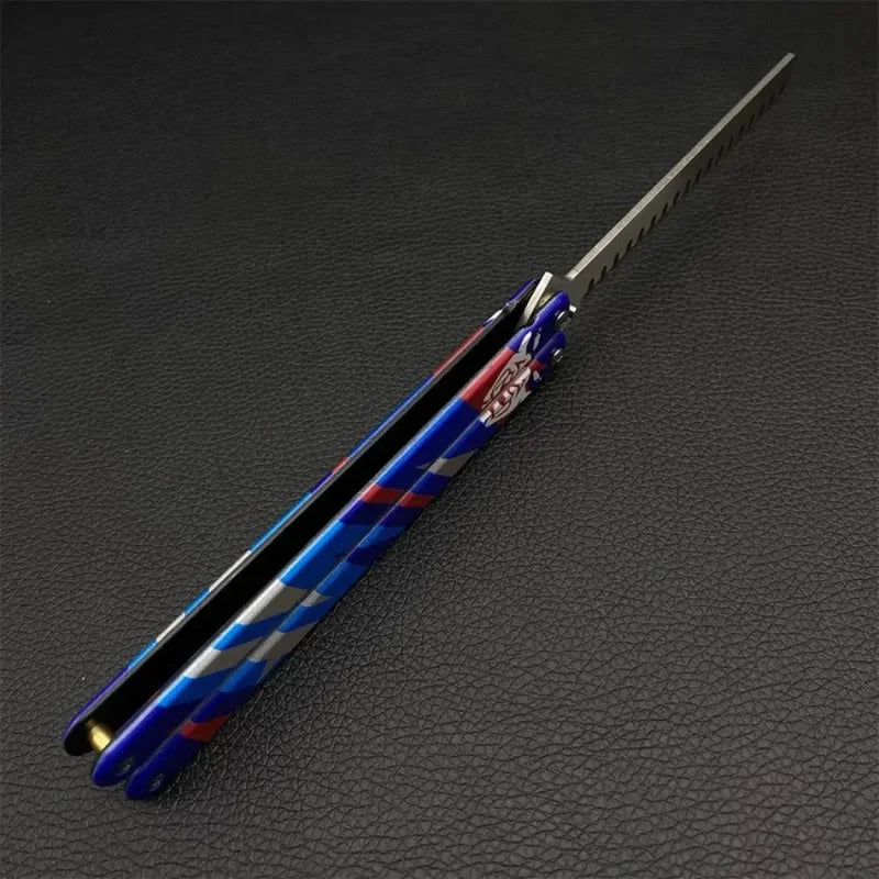 Valorant Yoru's Butterfly Comb Metal Weapon Model - 23cm Gaming Collectible