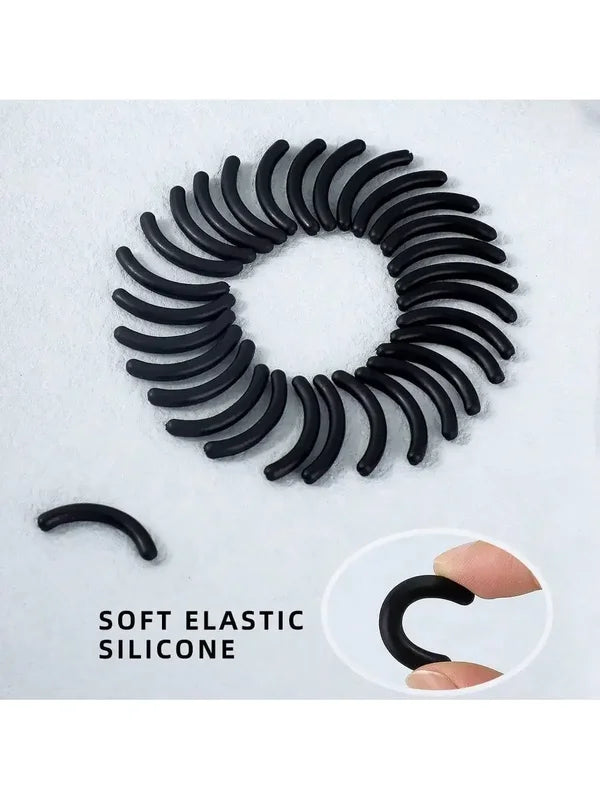 50PCS Silicone Replacement Pads for Eyelash Curler - Soft Cushion Strips