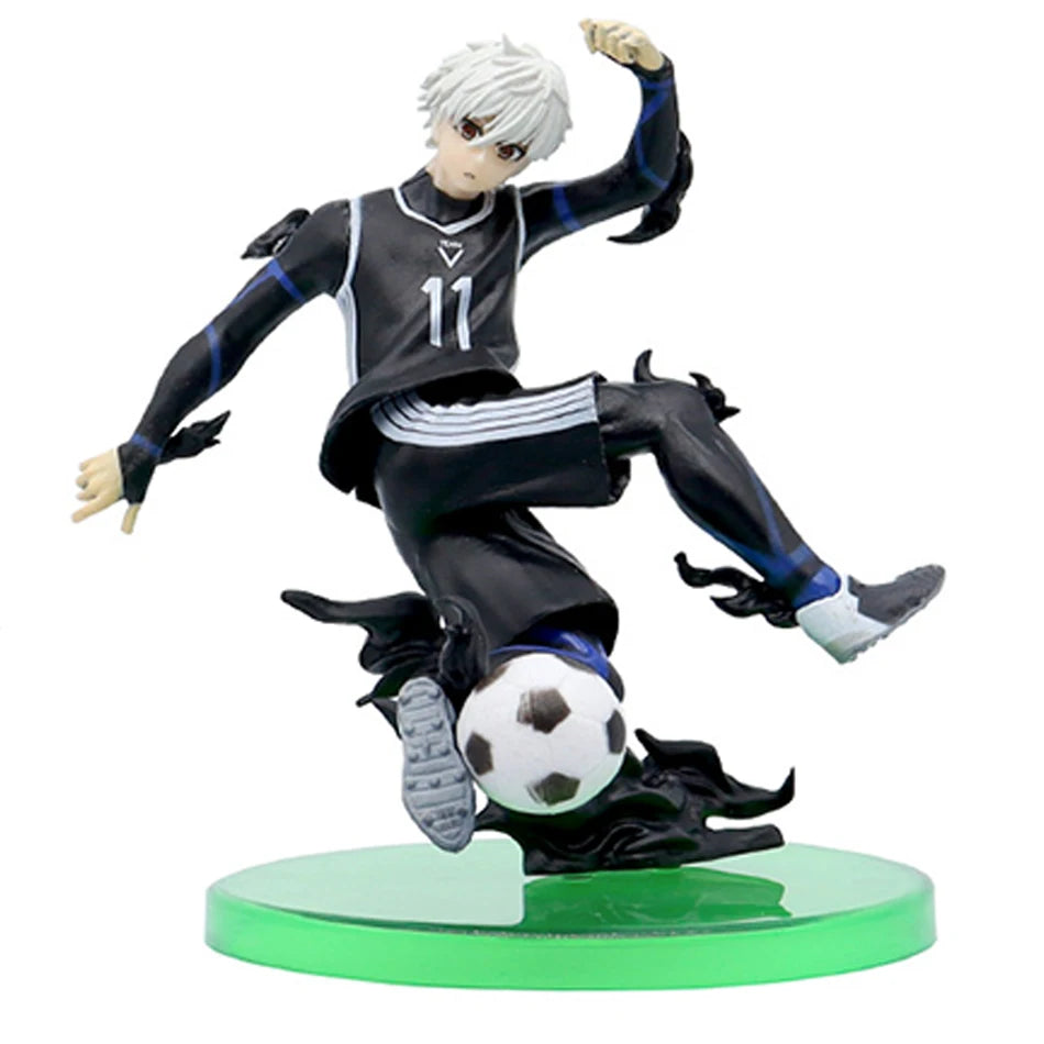 Anime Action Figures Set - BLUE LOCK Nagi, Shirou, Bachira, Meguru, Yoichi, Jie Shiyi - Collectible Toy Models for Kids