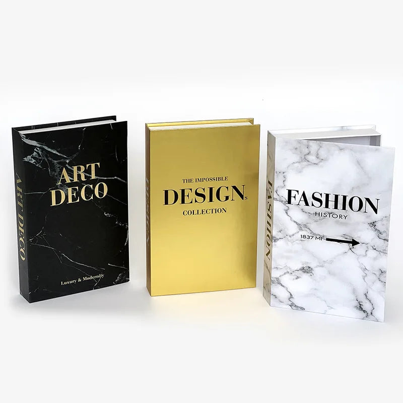 Decorative Fake Books with Openable Storage Box - Living Room Home Decor