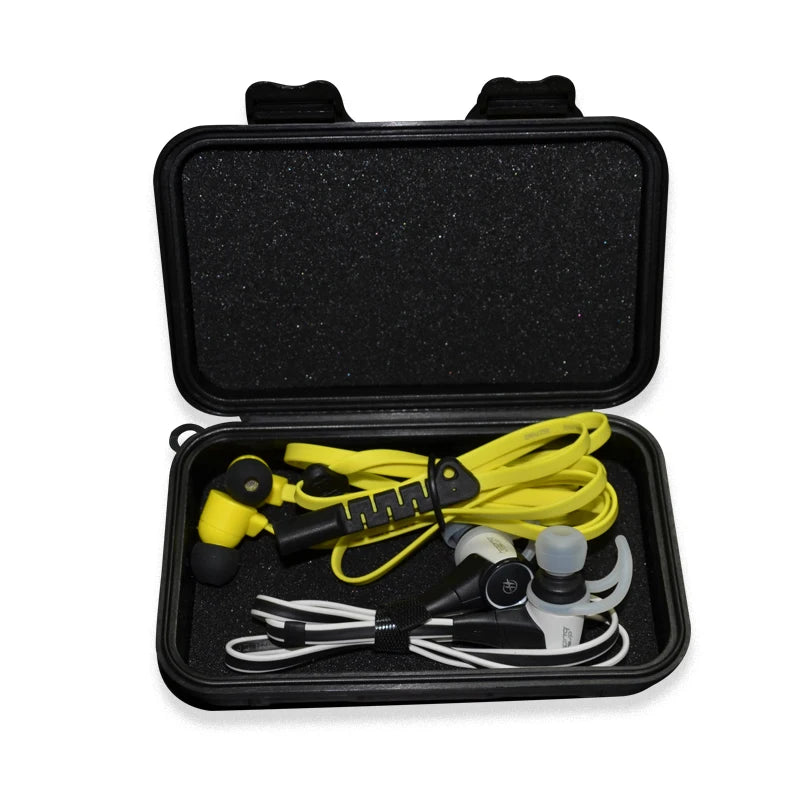 In-Ear Earphone Storage Case Bag Portable Zipper Box for Headphones