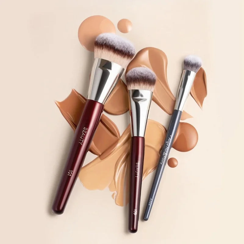 Makeup Brush Set with Concealer, Foundation & Contour Brushes - Professional Quality
