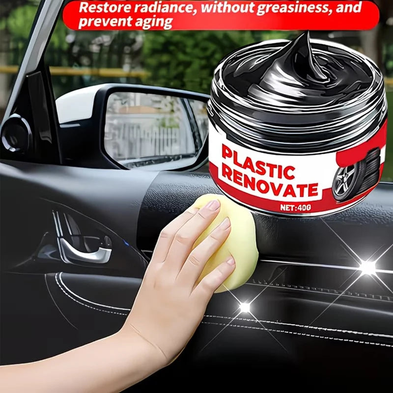 Plastic Polishing Paste for Car and Furniture Scratch Repair - Multiple Colors