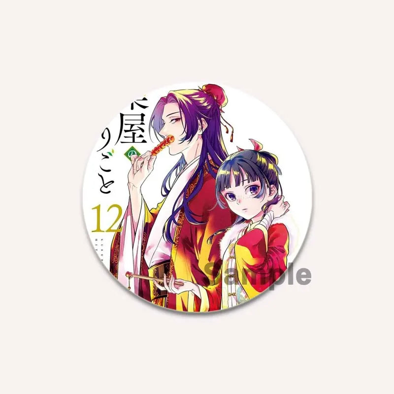 Anime Brooch Pins for Backpack & Clothing Decoration - Cartoon Lapel Badge Set