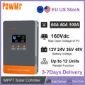Parallel MPPT Solar Charge Controller 12V-48V 80A Max PV 160Vdc for Lithium Battery
