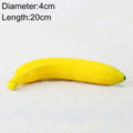 Artificial Banana Food Props Set - 10pcs 20cm Food Craft & Photography Decor