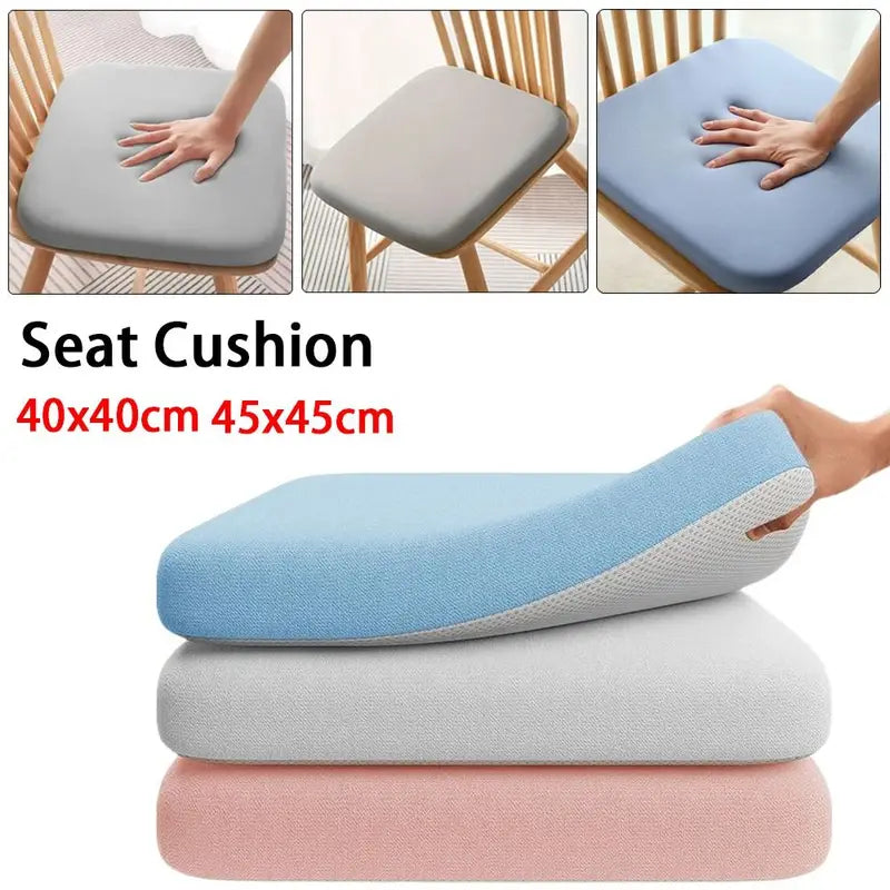 Anti-Slip 3cm Thick Memory Foam Seat Cushion for Office and Car, Breathable and Rebound Support