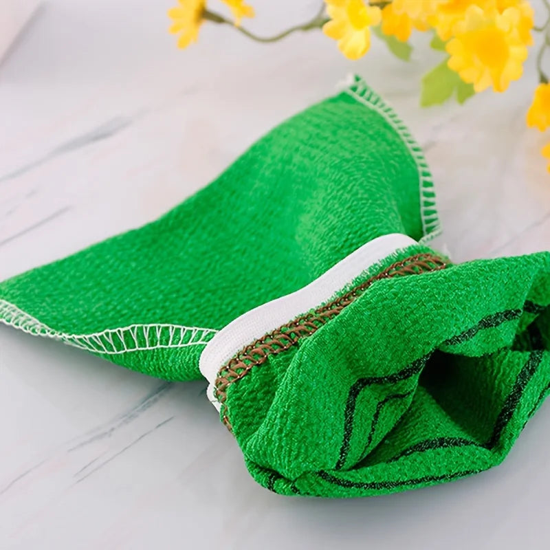 5pcs Exfoliating Shower Gloves & Towel Set for Body Scrubs & Massage
