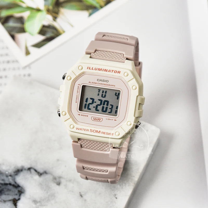 Luxury Digital Military Watch Set for Men and Women - W-218HC-4A2