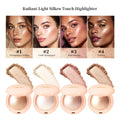 Waterproof Highlighter Powder - Silky Glow Makeup Contouring & Illuminator