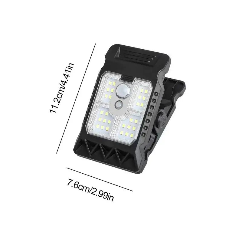 Outdoor Solar Clip Lights Waterproof Lanterns for Garden & Camping