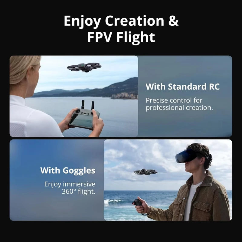 DJI Avata 360 Motion FPV Drone with 8K 360° Camera, Goggles & Motion Controller