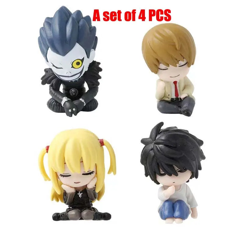 Death Note Q-Style Sleeping Character Mini Car Decoration Anime Gift Set