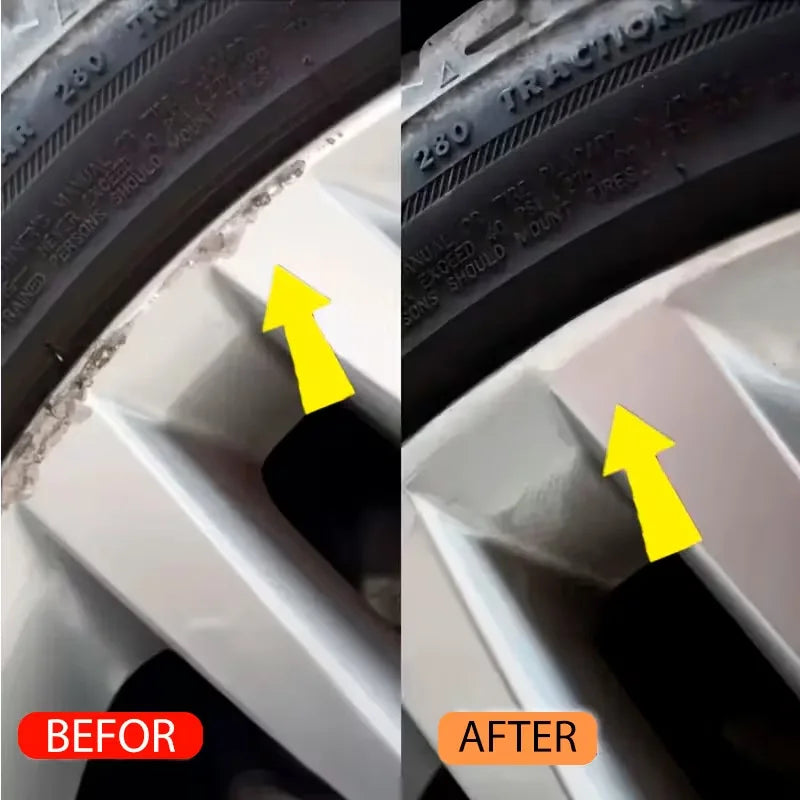 Universal Chrome Polish & Restorer for Wheels Exhaust Tips Vehicle Accents - Scratch-Free Shine