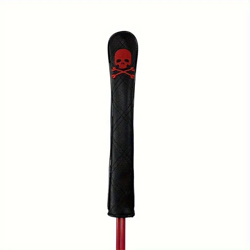 Golf Skull Head Cover Rods Holder - Creative Golf Accessory Set, Multiple Colors