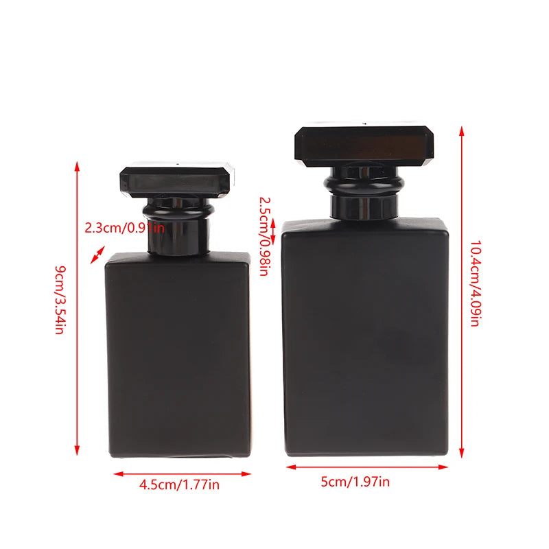 Portable Glass Perfume Spray Bottle 30/50ml Elegant Refillable Water Mist