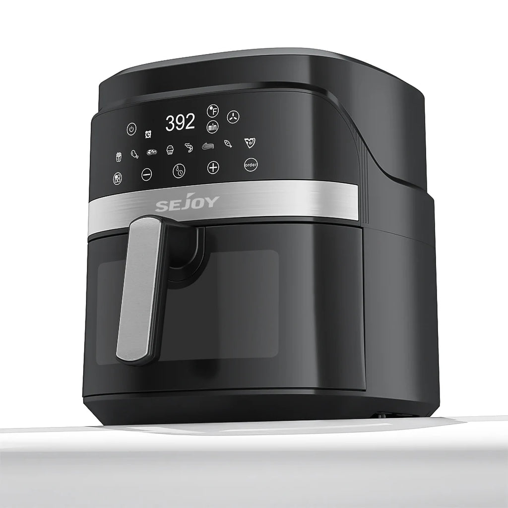 8-in-1 6 Qt Air Fryer with Ceramic Coating, Precise Heating, Multiple Cooking Modes