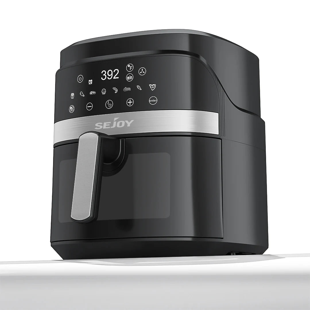 8-in-1 6 Qt Air Fryer with Ceramic Coating, Precise Heating, Multiple Cooking Modes