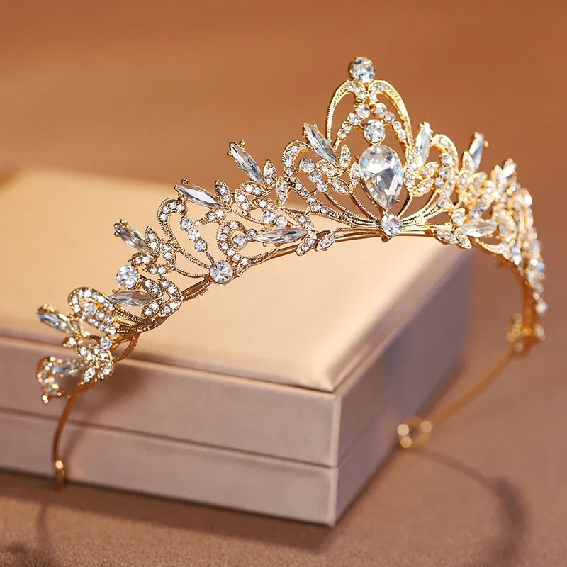 Bridal Tiara Headpiece for Wedding & Special Occasions - Full Classic Design
