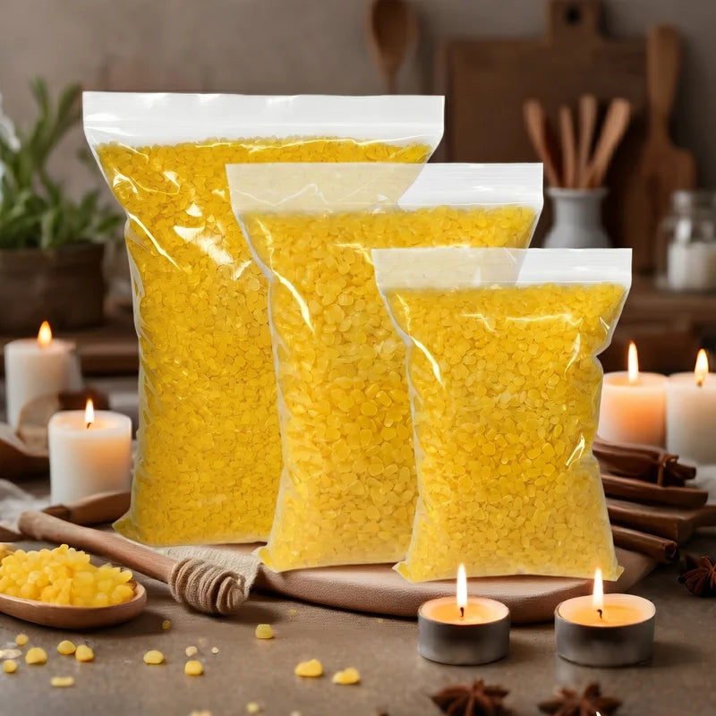 Premium Beeswax for Candle Making - Bulk Natural Candle Wax 300/600/1200g