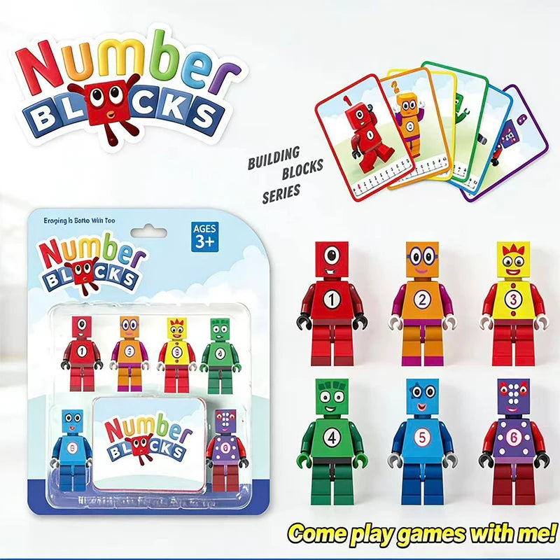 Numberblocks Assembly Model Toys for Educational Play - Digital Math Games Gift