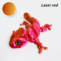 3D Printing Chameleon Figures with Multi-Joint Movable Eyes for Home Decor and Kids Gifts