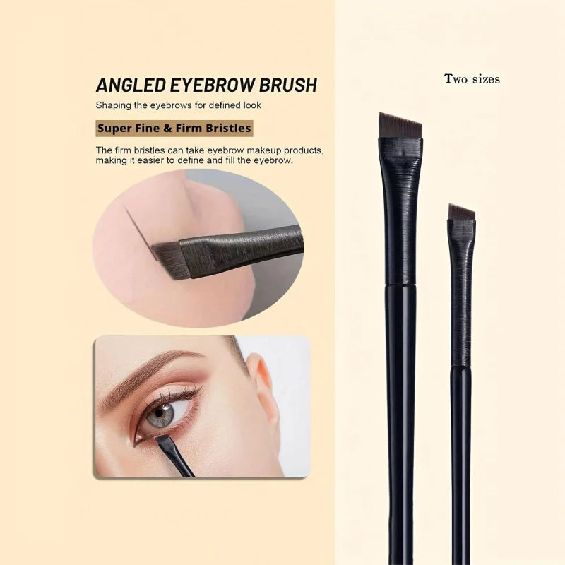 7pcs Eye Makeup Brush Set - Eyeliner, Eyeshadow, Eyebrow Tools